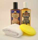 Gliptone Leather Care Pack GT11 Conditioner & GT12 Cleaner with Applicator Pad and Microfibre